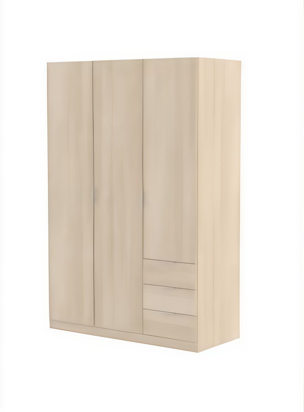 Armoire 3 portes effet bois 121x52 cm – Image 7