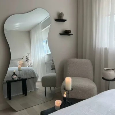 Miroir moderne Tunisie design irrégulier