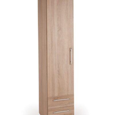 armoire-simple-une-porte-deux-tiroirs-effet-chene