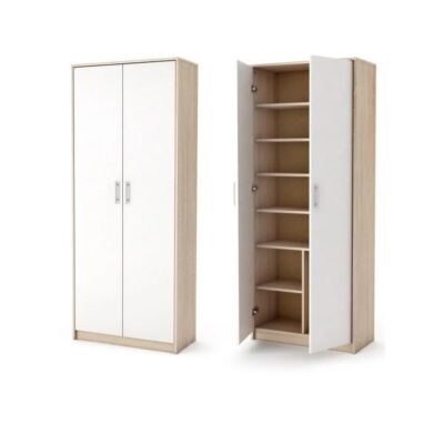 armoire-moderne-2-portes-rangement-blanc-tunisie